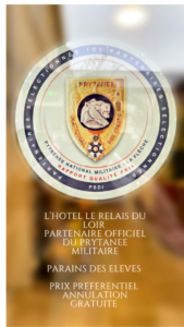 L'Hôtel Relais du Loir est partenaire officiel du Prytanée National Militaire de La Flèche