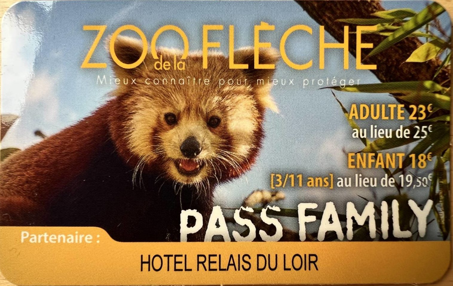 Réduction 10% Zoo de La Flèche avec l'Hôtel Relais du Loir